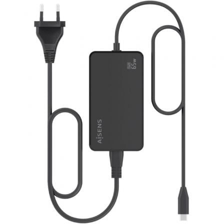 Carregador de secretária GaN Aisens ASCH-1PD65D068-BK/ 1xUSB Tipo-C/ 65W - Imagem 4