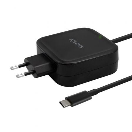 Carregador de Parede Aisens ASCH-1PD65WL-BK/ 1xUSB Tipo-C/ 65W - Imagem 2