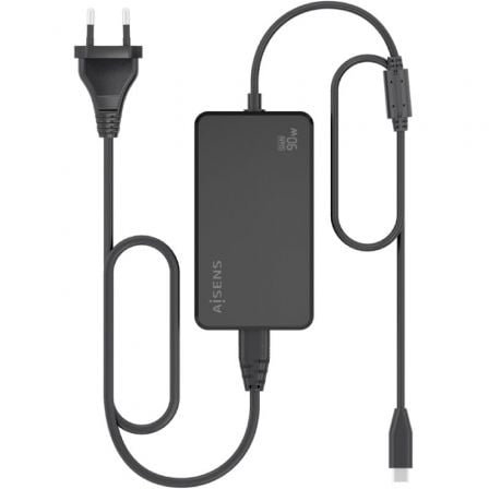 Carregador de Secretária GaN Aisens ASCH-1PD90D069-BK/ 1xUSB Tipo-C/ 90W - Imagem 4