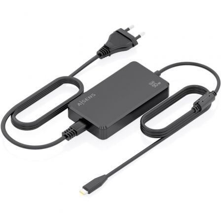 Carregador de Secretária GaN Aisens ASCH-1PD90D069-BK/ 1xUSB Tipo-C/ 90W - Imagem 2