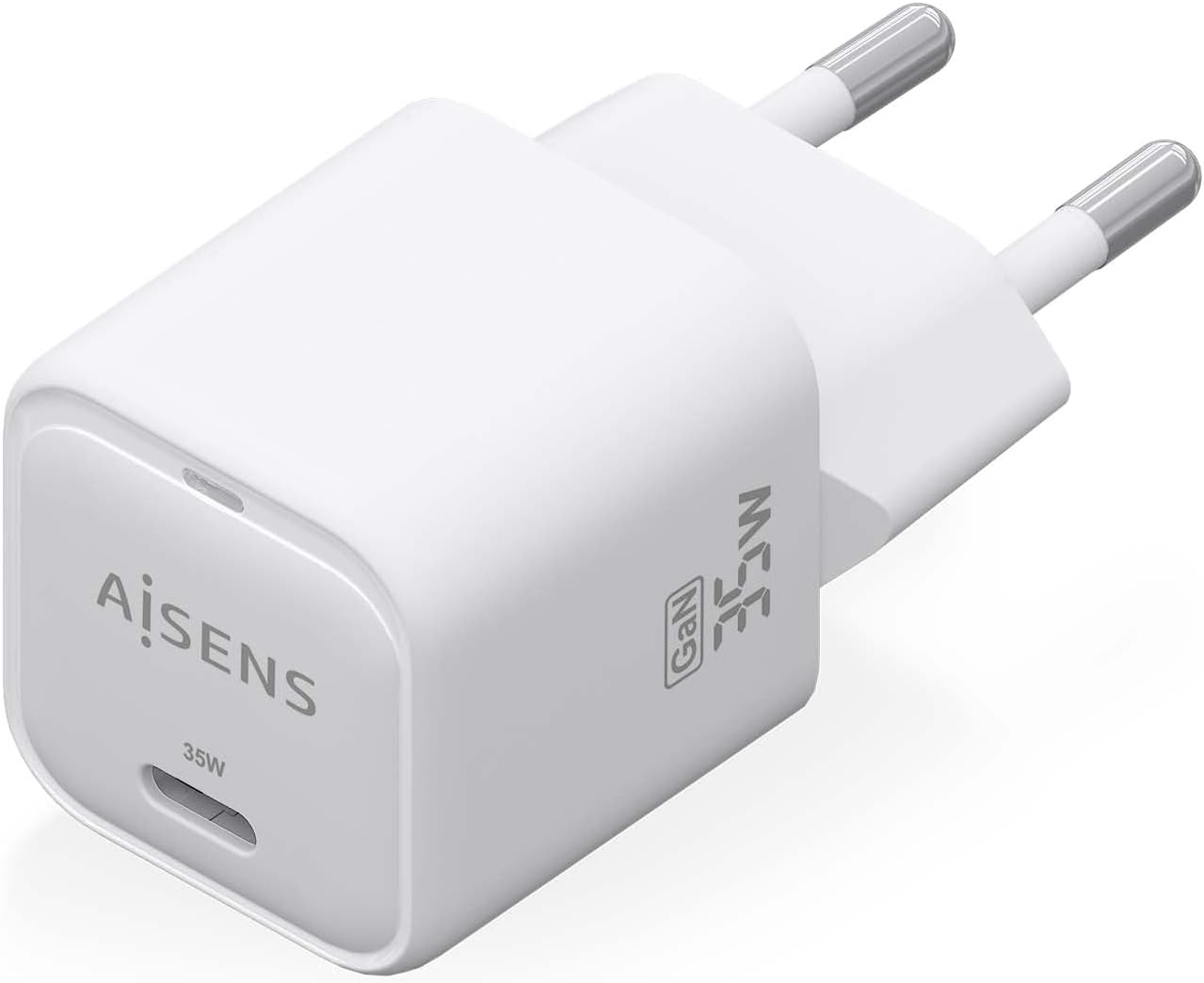 Carregador de Parede GaN Aisens ASCH-35W1P022-W/ 1xUSB Tipo-C/ 35W - Imagem 2
