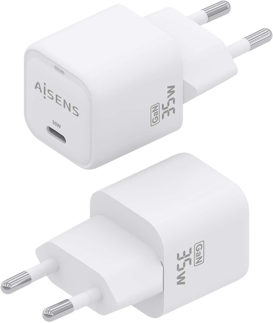 Carregador de Parede GaN Aisens ASCH-35W1P022-W/ 1xUSB Tipo-C/ 35W - Imagem 3