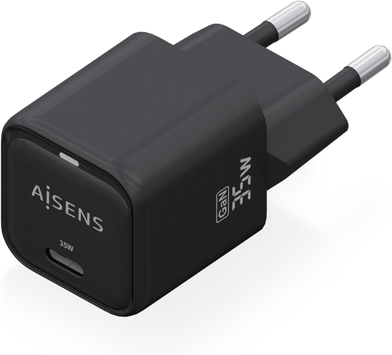 Carregador de Parede GaN Aisens ASCH-35W1P023-BK/ 1xUSB Tipo-C/ 35W - Imagem 2