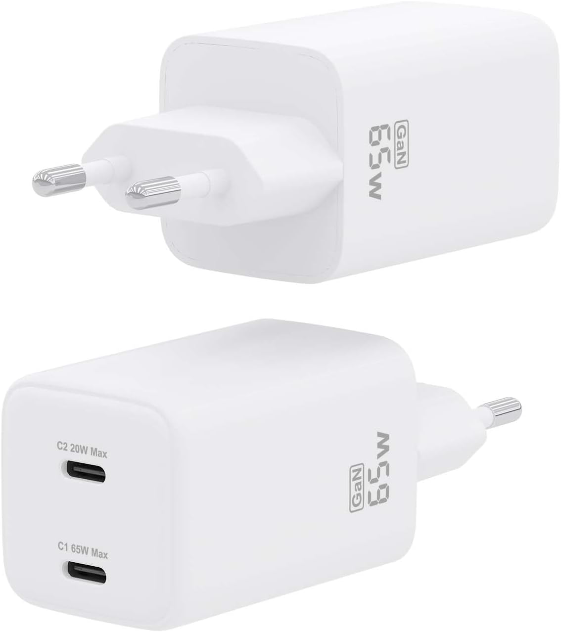 Carregador de Parede GaN Aisens ASCH-65W2P039-W/ 2xUSB Tipo-C/ 65W - Imagem 3