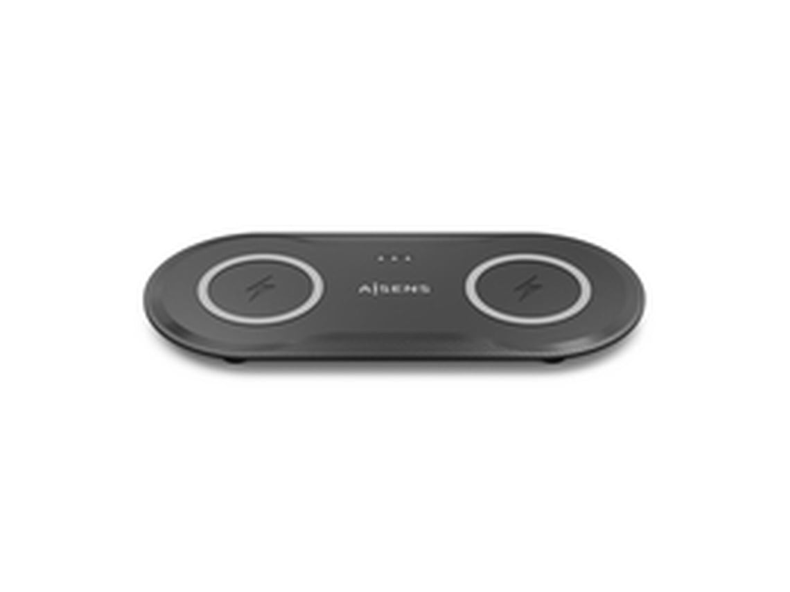 Base de Carregamento Sem Fios Aisens ASCH-15W2WC060-BK/ 15W/ Preto - Imagem 2