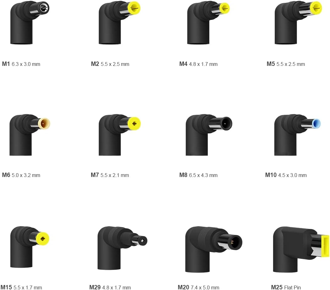 Carregador de Portátil Aisens ASLC-90WAUTO-BK/ 90W/ Automático/ 12 Conectores/ Voltagem 15-20V/ 1 USB QC3.0 - Imagem 3