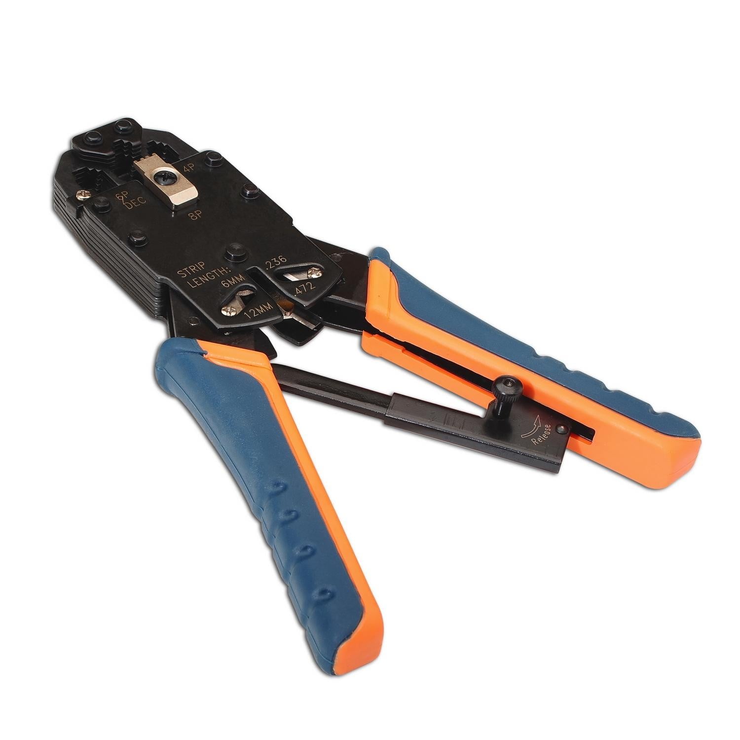 Alicate de Cravar Metálico de Catraca Aisens A142-0311 para RJ10-RJ11-RJ12-RJ45 - Imagem 2