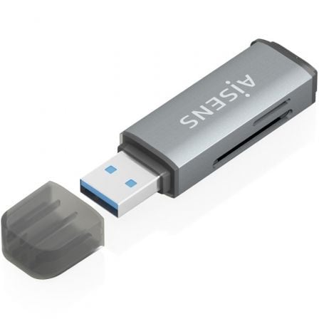 Leitor de Cartões Externo Aisens ASCR-2A09-GR/ USB 3.1