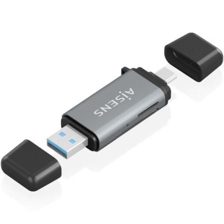 Leitor de Cartões Externo Aisens ASCR-2AC11-GR/ USB 3.1