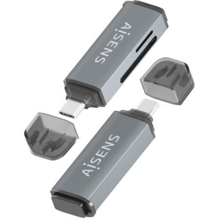Lector de Cartões Externo Aisens ASCR-2A09-GR/ USB 3.1 - Imagem 3
