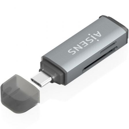 Lector de Cartões Externo Aisens ASCR-2A09-GR/ USB 3.1