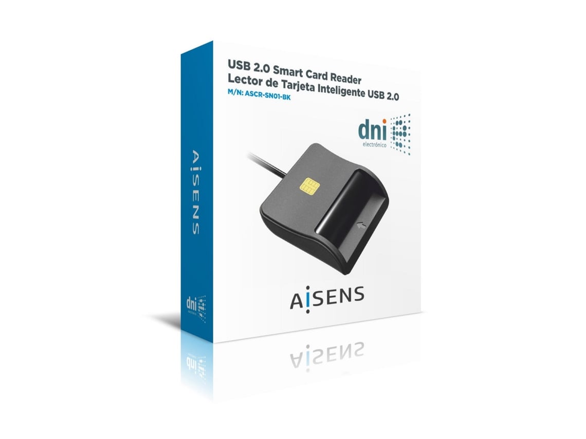Leitor de CC Aisens ASCR-SN01-BK/ USB 2.0/ Preto - Imagem 3