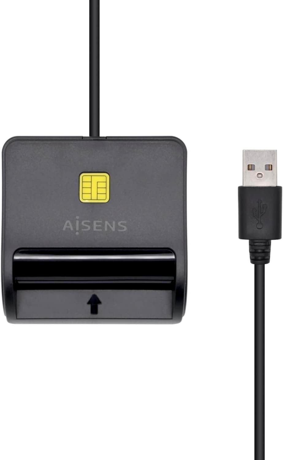 Leitor de Cartão Cidadão e Cartões Aisens ASCR-SN02SD-BK/ USB 2.0/ Preto - Imagem 2