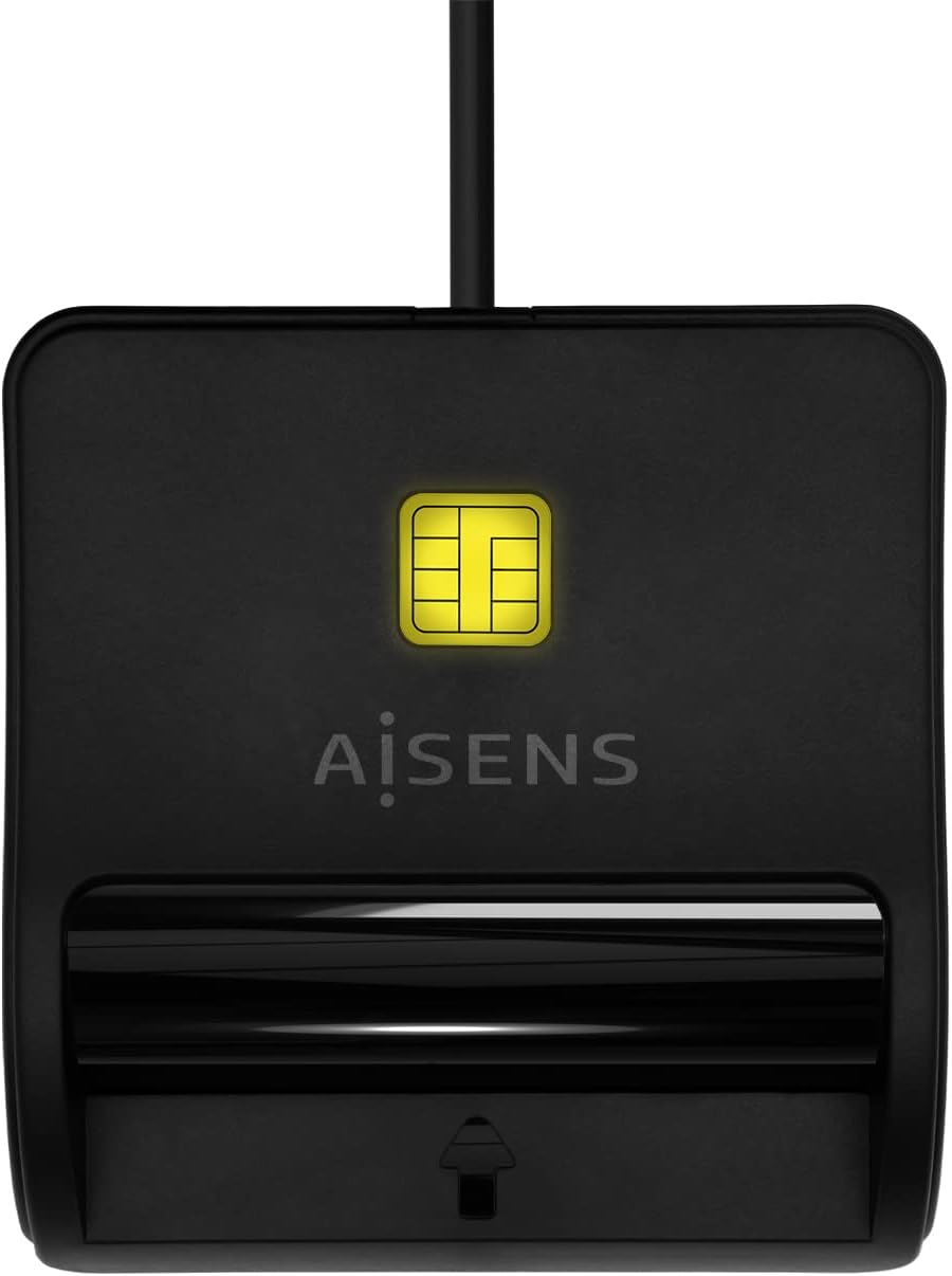 Leitor de DNI USB Tipo-C Aisens ASCR-SN03C-BK/ USB Tipo-C/ Preto - Imagem 2