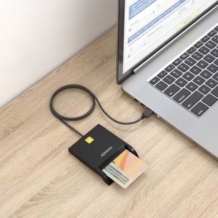 Leitor de DNI e Cartões Aisens ASCR-SN06-BK/ USB 2.0/ Preto - Imagem 5