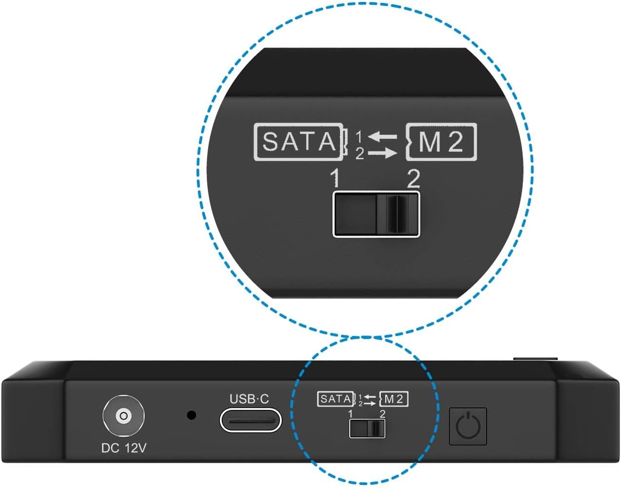 Docking Station para SSD M2 SATA/NVMe Aisens ASDS-M2SATA04B - Imagem 5
