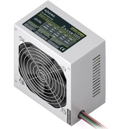 Fonte de Alimentação Aisens ASPC-500ATX-PSE 500W ATX 2.0 Ventoinha 120mm Prateado - Imagem 2