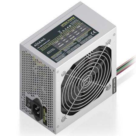 Fonte de Alimentação Aisens ASPC-500ATX-SEO/ 500W/ Ventilador 12cm