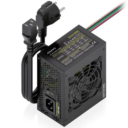 Fonte de Alimentação AISENS SFX 500W ASPC-500SFX-PSEBK Ventoinha 80mm Preto