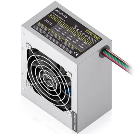 Fonte de Alimentação SFX AISENS ASPC-500SFX-PSE 500W Ventilador 8cm Prateado - Imagem 2