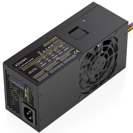 Fonte de Alimentação TFX AISENS ASPC-500TFX-SEOBK 500W Ventoinha 80mm Preto