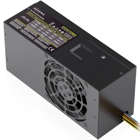 Fonte de Alimentação TFX AISENS ASPC-500TFX-SEOBK 500W Ventoinha 80mm Preto - Imagem 2