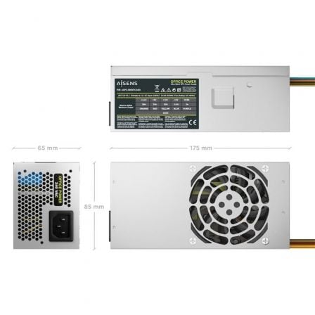 Fonte de Alimentação TFX Aisens ASPC-500TFX-SEO/ 500W/ Ventoinha 8cm - Imagem 3