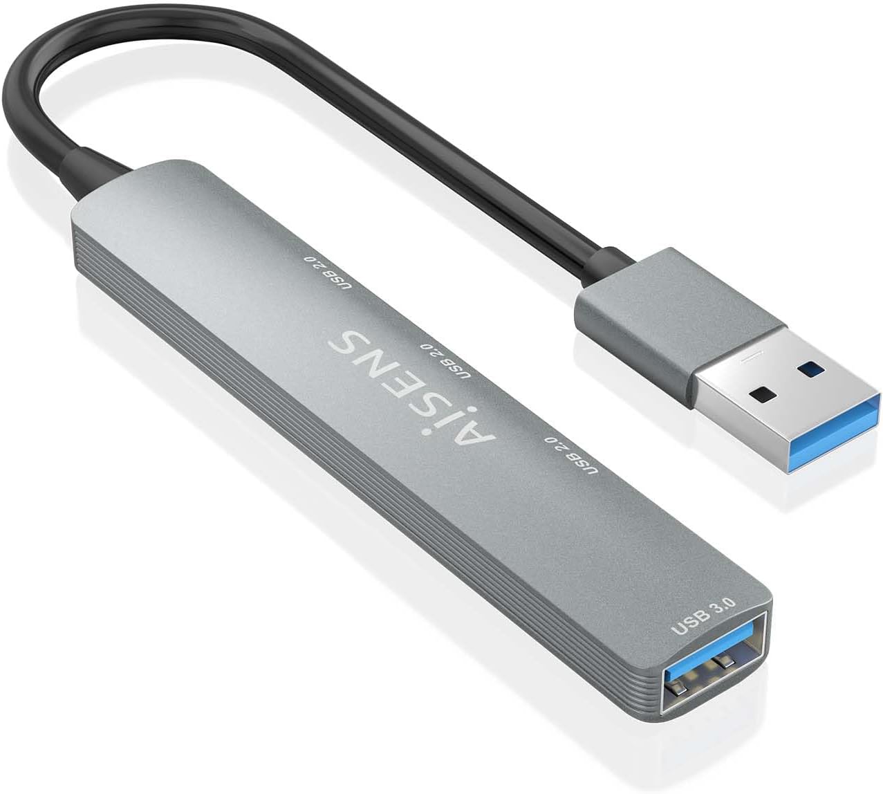 Hub USB 3.0 Aisens A106-0859/ 4xUSB/ Cinzento - Imagem 2