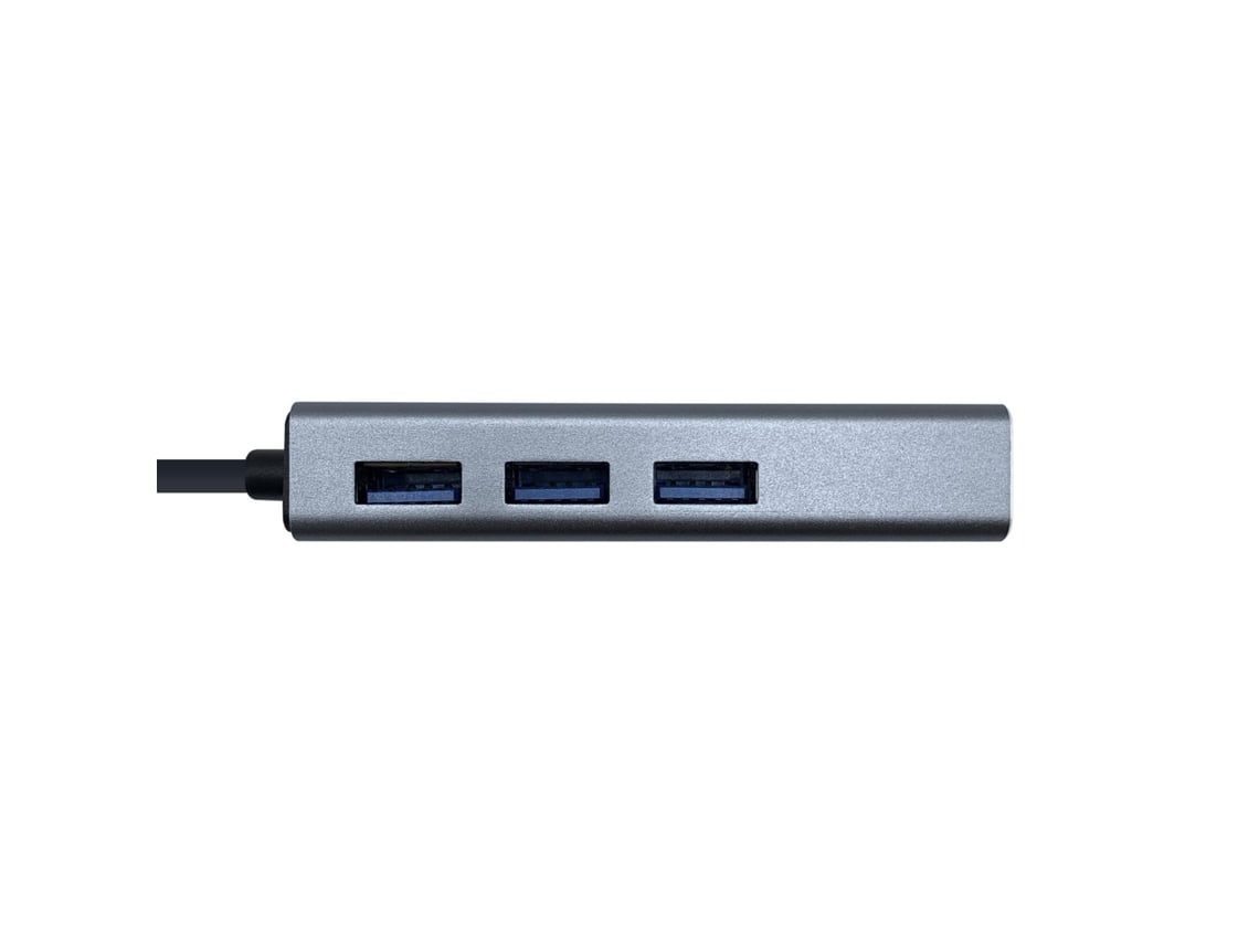 Hub USB Tipo-C Aisens A109-0396/ 3xUSB/ 1xRJ45/ Cinzento - Imagem 5