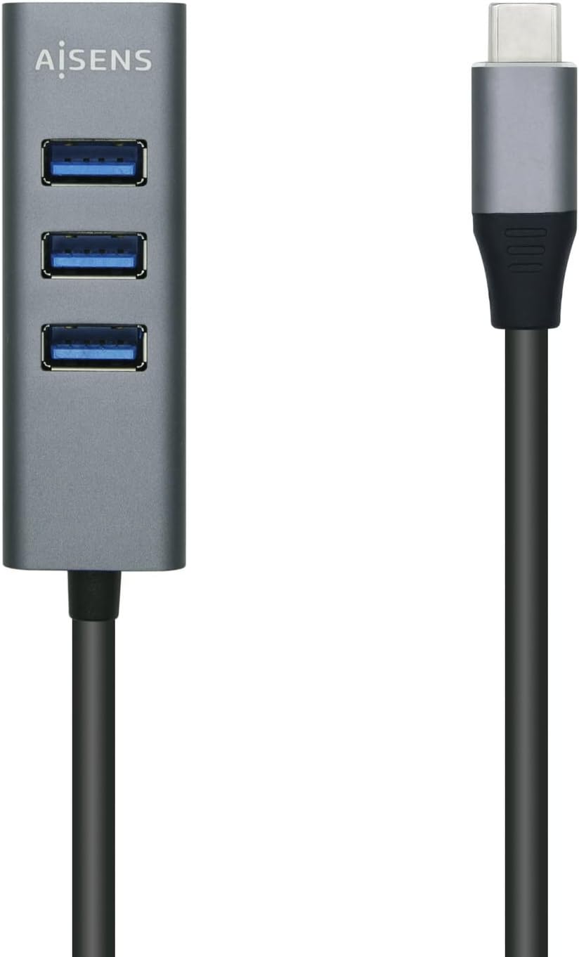 Hub USB Tipo-C Aisens A109-0508/ 4xUSB