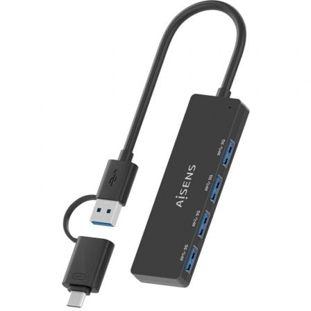 Hub USB Tipo-C + USB 3.1 Aisens A109-0987/ 4xUSB - Imagem 3