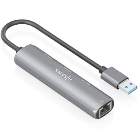 Hub USB Aisens ASUC-4P037-GR/ 3xUSB Tipo-C/ 1xRJ45/ Cinzento - Imagem 2