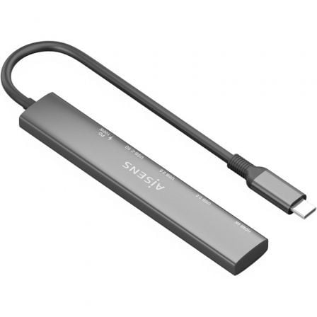 Docking USB Tipo-C Aisens ASUC-5P022-GR/ 1xHDMI 4K/ 2xUSB/ 1xUSB Tipo-C/ 1xUSB Tipo-C PD/ Cinzento - Imagem 2
