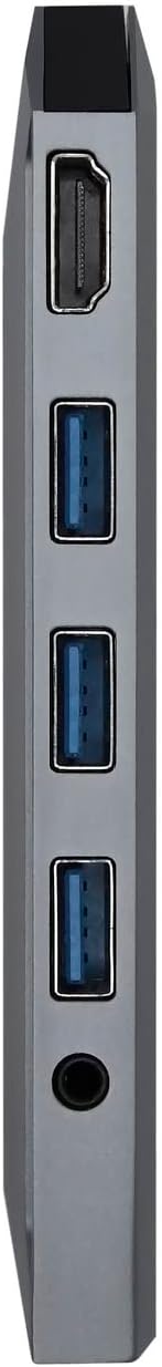 Docking USB Tipo-C Aisens ASUC-9P001-GR/ 1xHDMI 4K/ 3xUSB/ 1xRJ45/ 1xÁudio/ 1xLeitor de Cartões / 1xUSB Tipo-C PD/ Cinzento - Imagem 3