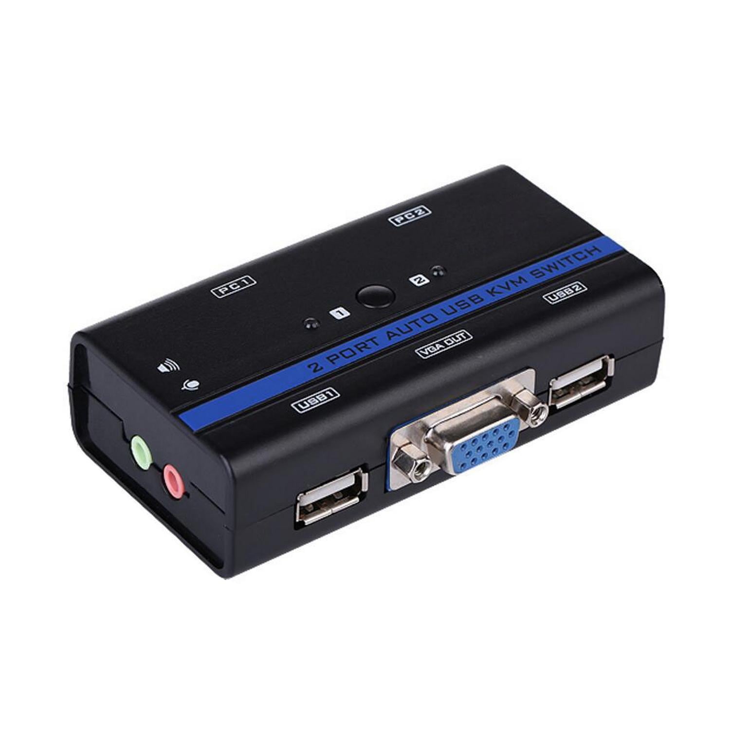Comutador KVM SVGA Aisens A111-0064/ 2PC com 1 só teclado e rato - Imagem 2