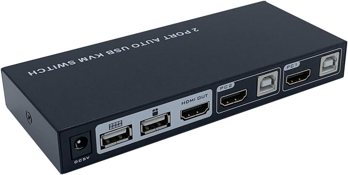 Comutador KVM HDMI Aisens A111-0400/ 2PC com 1 só teclado e rato - Imagem 2