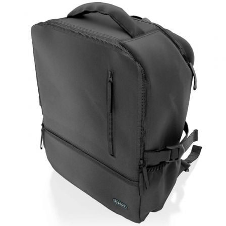 Mochila Aisens ASBG-BP086-BK para Portáteis até 15.6"/ Impermeável/ Preto - Imagem 2