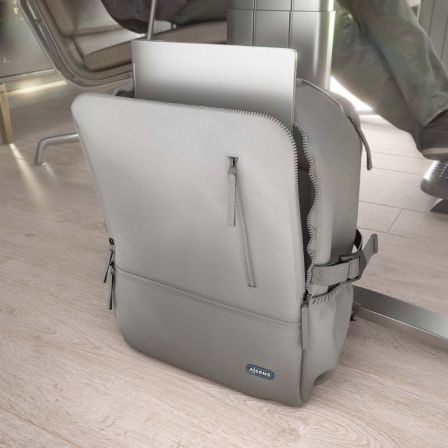 Mochila Aisens ASBG-BP087-GR para Portáteis até 15.6"/ Impermeável/ Cinzento - Imagem 5