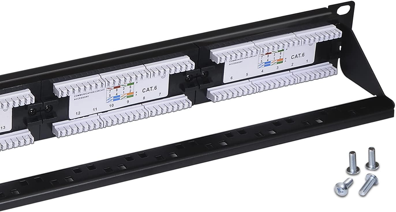 Patch Panel Aisens A141-0509/ 24 Portas/ Cat.6/ Altura 1U/ Gestão de Cabos - Imagem 3