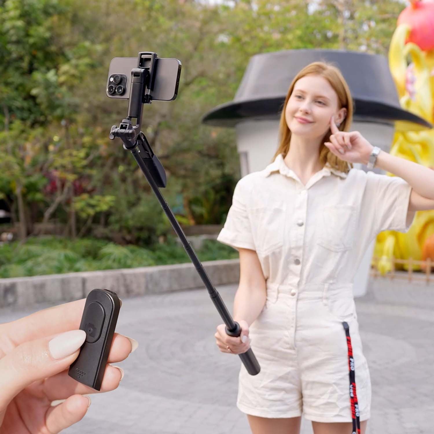 Pau de Selfie + Tripé Aisens SS01ST-299/ Preto - Imagem 5
