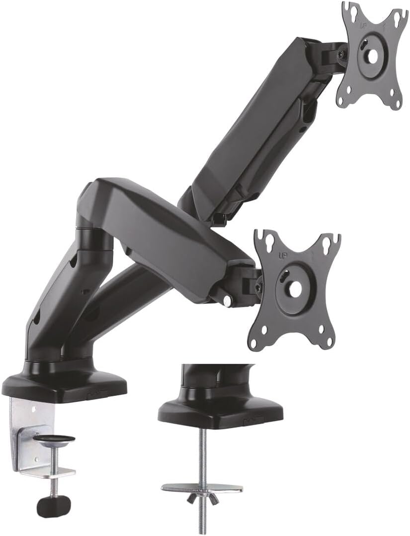 Suporte de Mesa com Contrapeso para 2 Monitores Aisens DT27TSR-045/ Giratório/ Inclinável/ até 9kg - Imagem 2