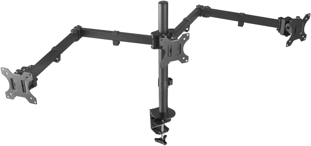 Apoio de Mesa para 3 Monitores Aisens DT27TSR-061/ Rotativo/ Inclinável/ até 7kg - Imagem 5