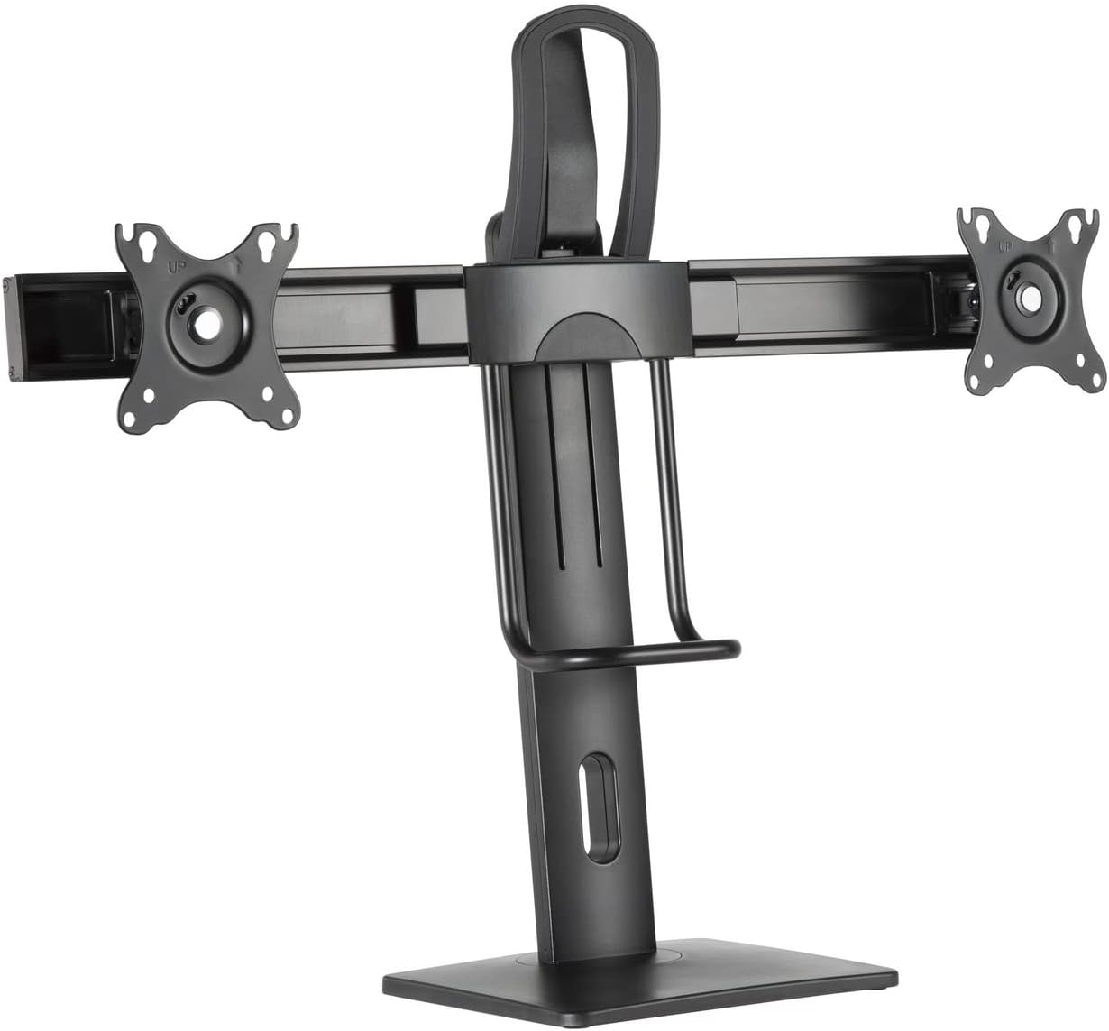 Suporte de Secretária com Contrapeso para 2 Monitores Aisens DT27TSR-065/ Giratório/ Inclinável/ até 6kg