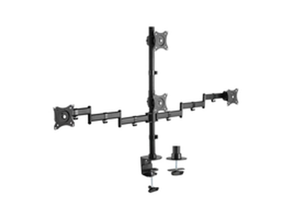 Suporte de Mesa para 4 Monitores e TV Aisens DT27TSR-379/ Rotativo/ Inclinável/ até 8kg - Imagem 4