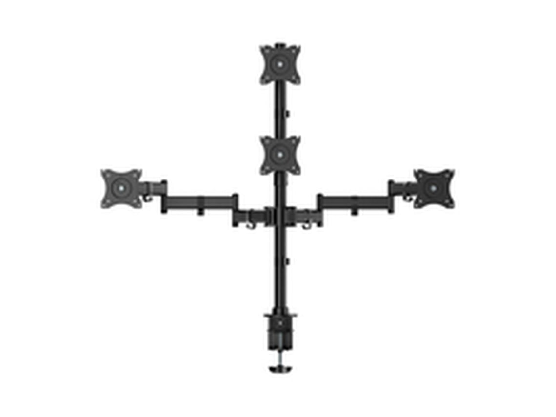 Suporte de Mesa para 4 Monitores e TV Aisens DT27TSR-379/ Rotativo/ Inclinável/ até 8kg - Imagem 3