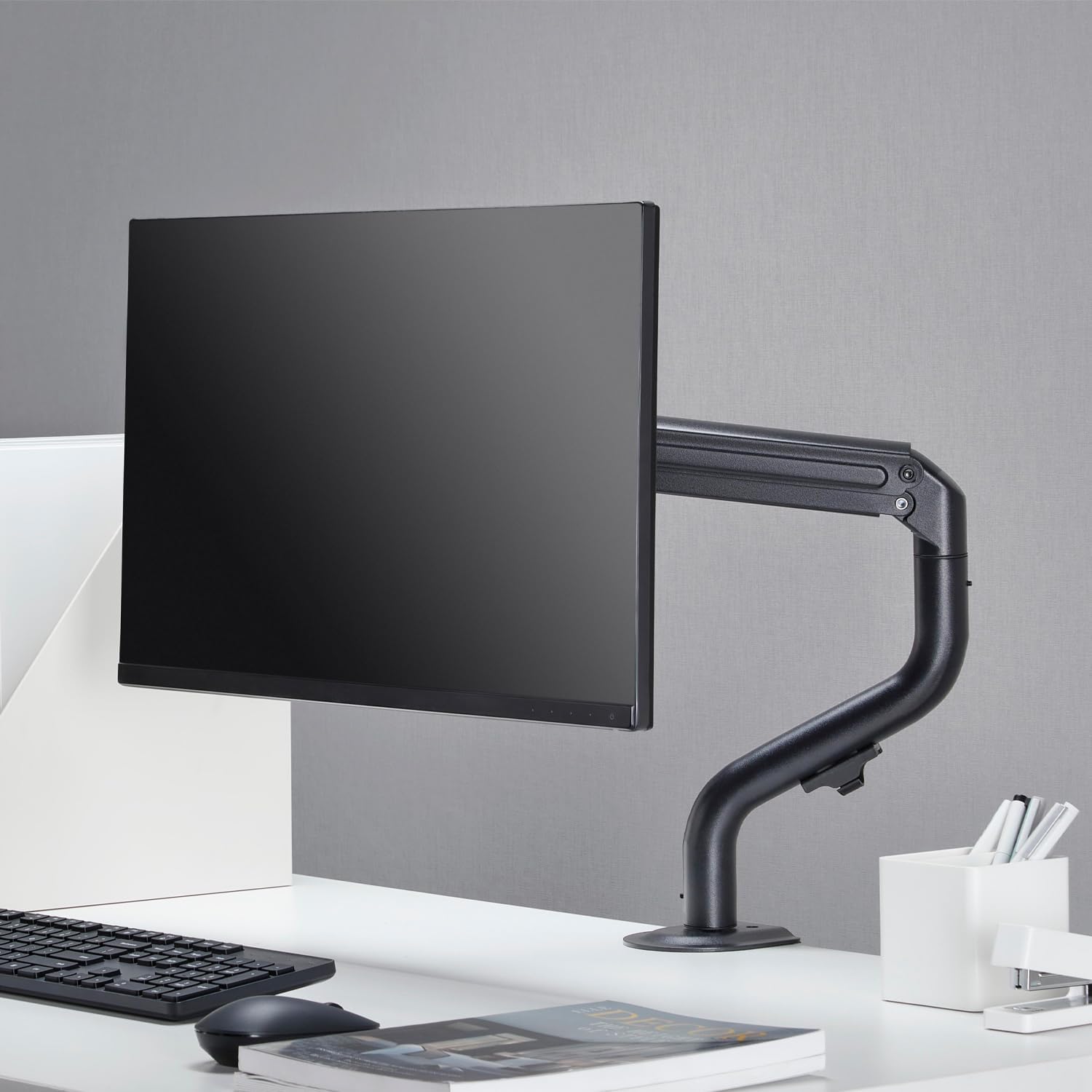 Apoio de Mesa com Contrapeso para Monitor e TV Aisens DT32TSR-139/ Rotativo/ Inclinável/ até 8kg - Imagem 9