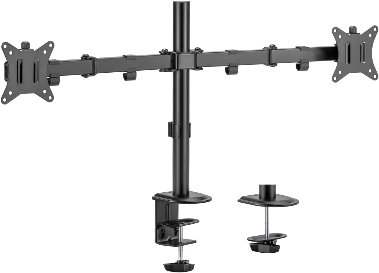 Apoio de Mesa para 2 Monitores ou TV Aisens DT32TSR-149/ Giratório/ Inclinável/ até 9kg - Imagem 2