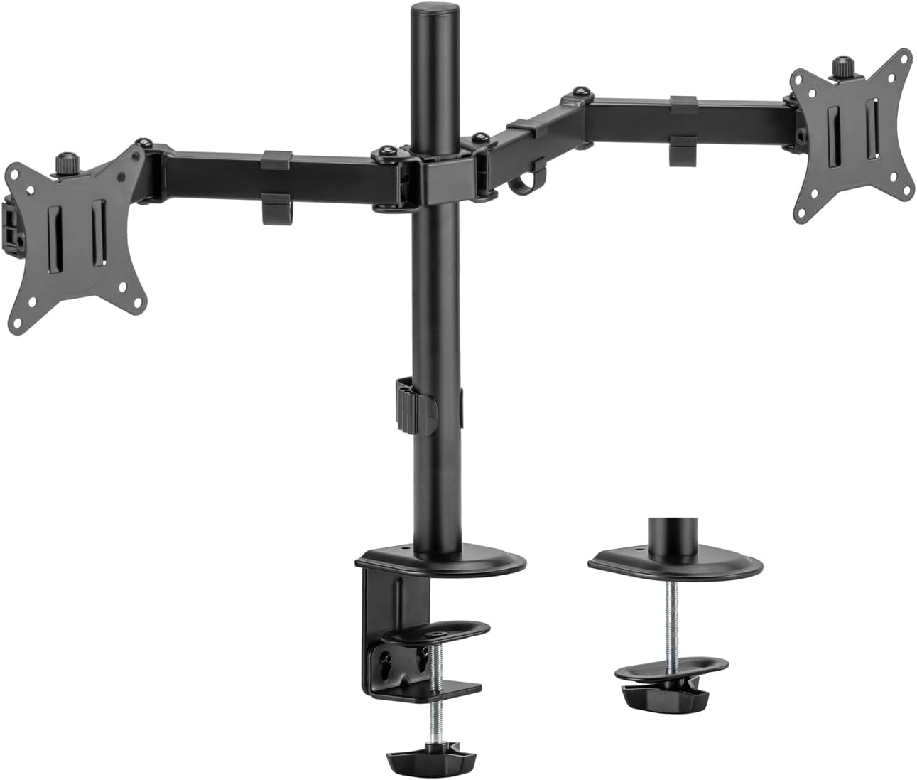 Apoio de Mesa para 2 Monitores ou TV Aisens DT32TSR-149/ Giratório/ Inclinável/ até 9kg