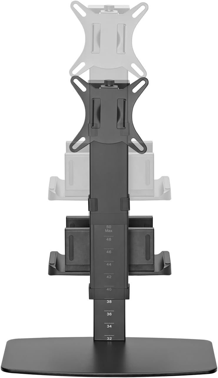 Suporte de Secretária para Monitor, TV e MiniPC Aisens DT32TSR-165/ Giratório/ Inclinável/ até 8kg - Imagem 2