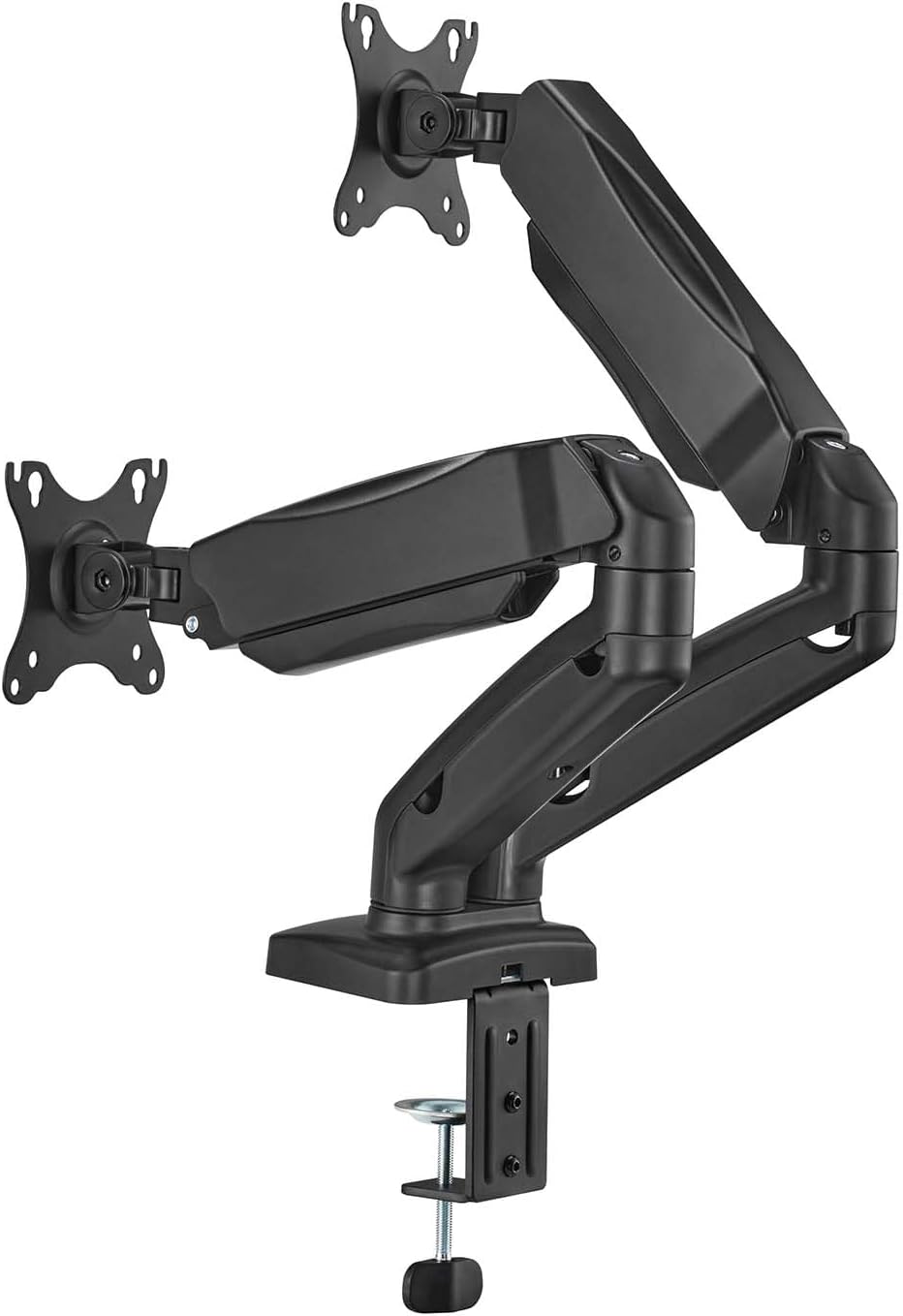 Suporte de Mesa com Contrapeso para 2 Monitores ou TV Aisens DT32TSR-221/Giratório/ Inclinável/ até 9kg - Imagem 2
